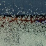 クルマの窓ガラスの霜　　2016.2．3