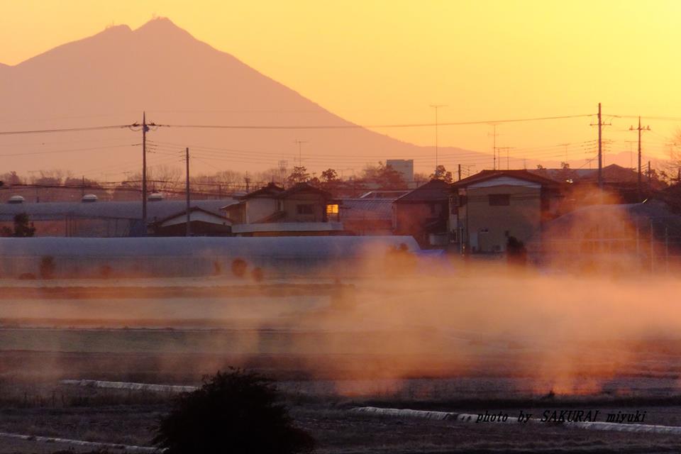 今朝の筑波山　2015.2．4