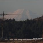富士山のビューポイント新しく見つけたよ　2014.12．14　栃木県小山市
