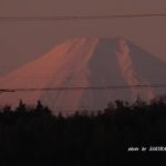 電線のない赤富士を撮りたい　2014.12．23　栃木県小山市