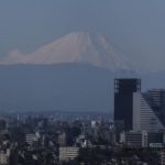 池袋のあるビルから見える富士山　2014.12．27