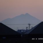 朝の筑波山　　2016.1．7